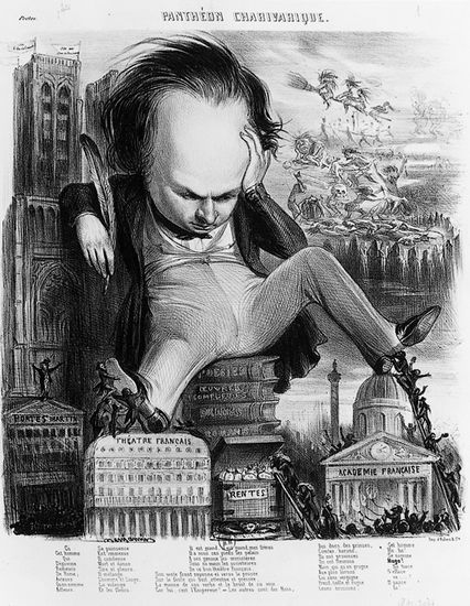 caricature de Victor Hugo